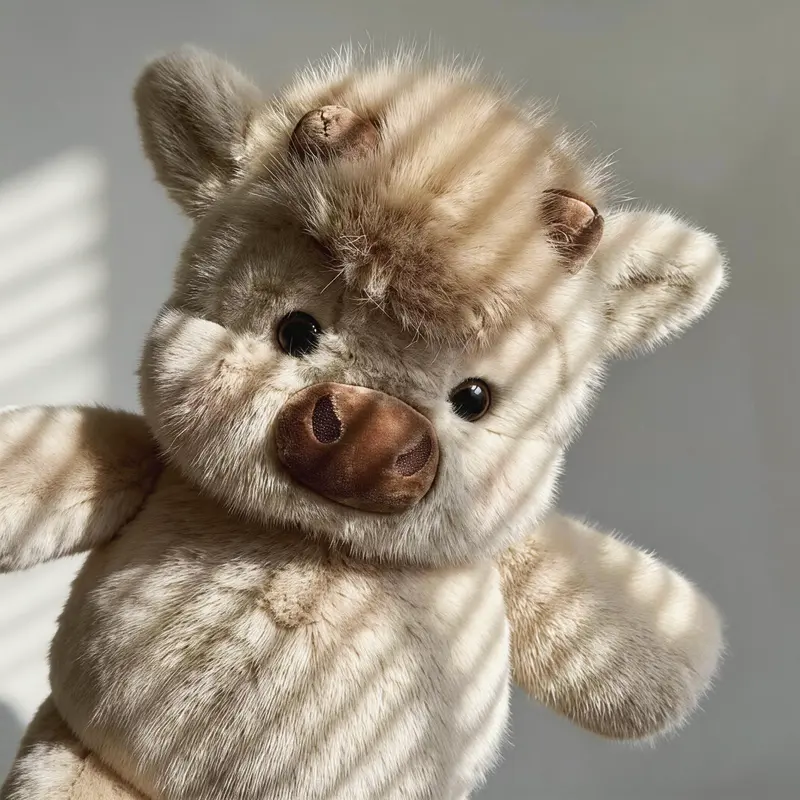 Running Highland Cow Plush – Moving Legs