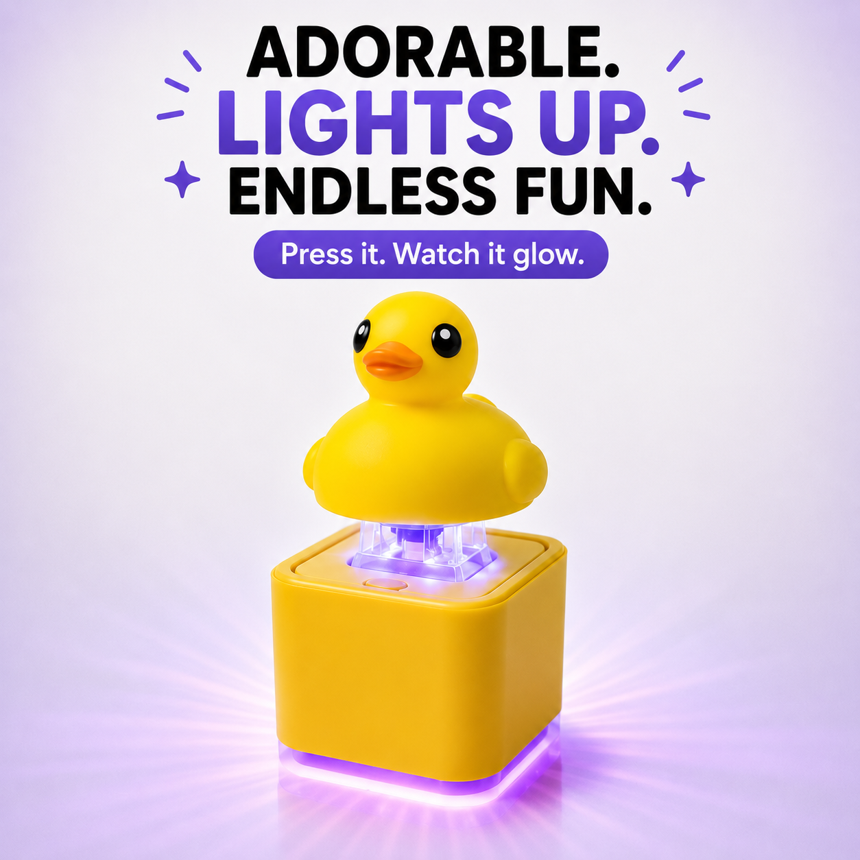 MINE Seagull Keychain — Press It. It Talks. It Glows.