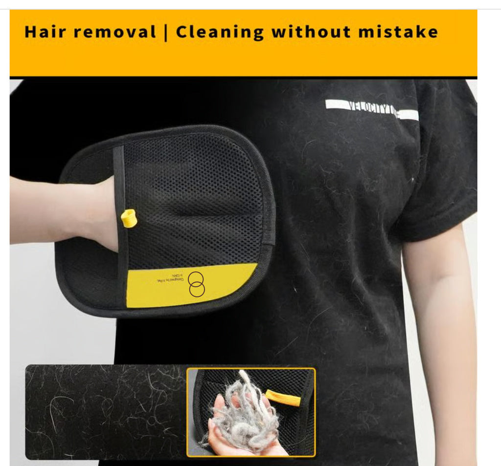 Reusable Pet Hair Removal Gloves | Electrostatic Double-Sided Cleaning Glove for Couch, Carpet, Clothing