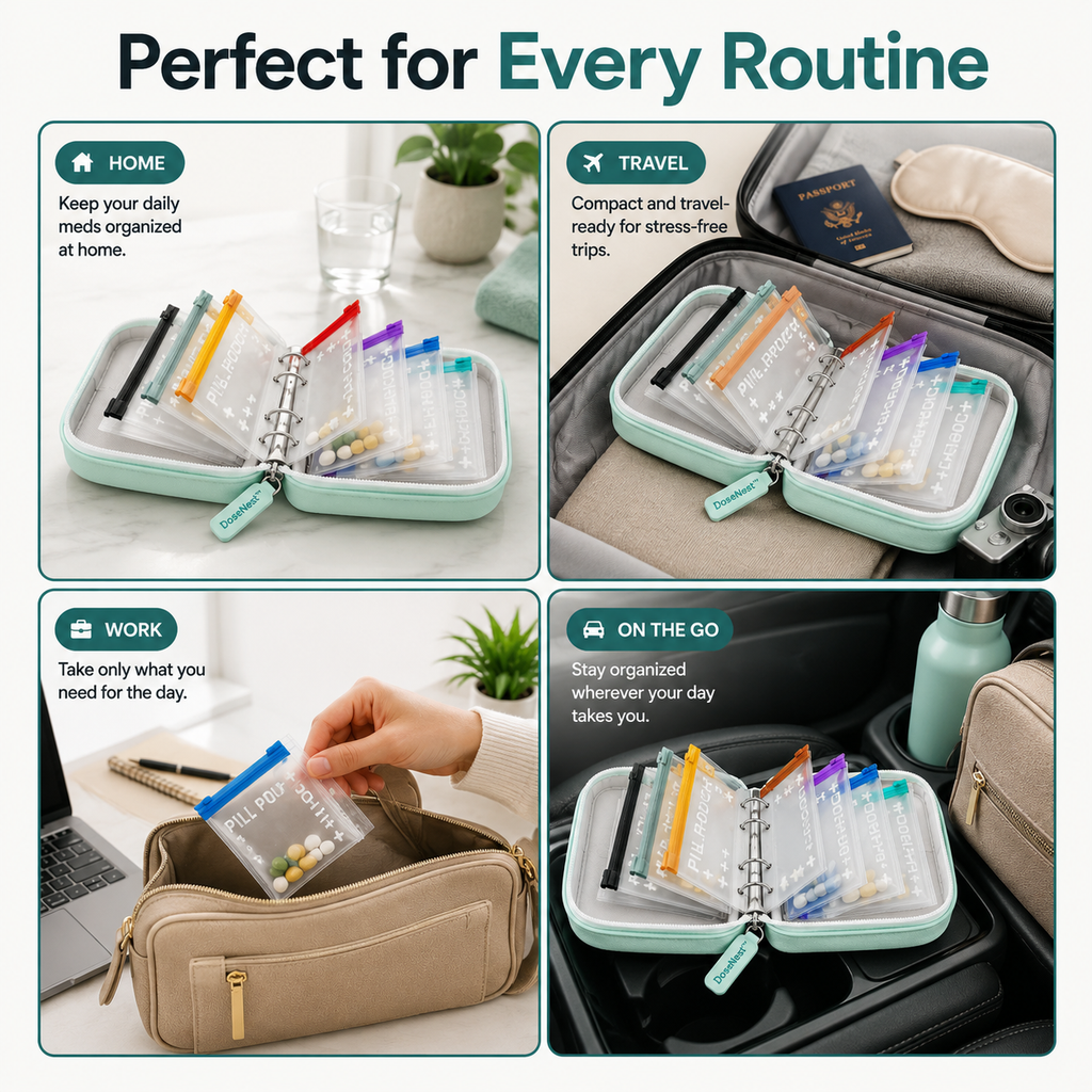 Waterproof Weekly Pill Organizer