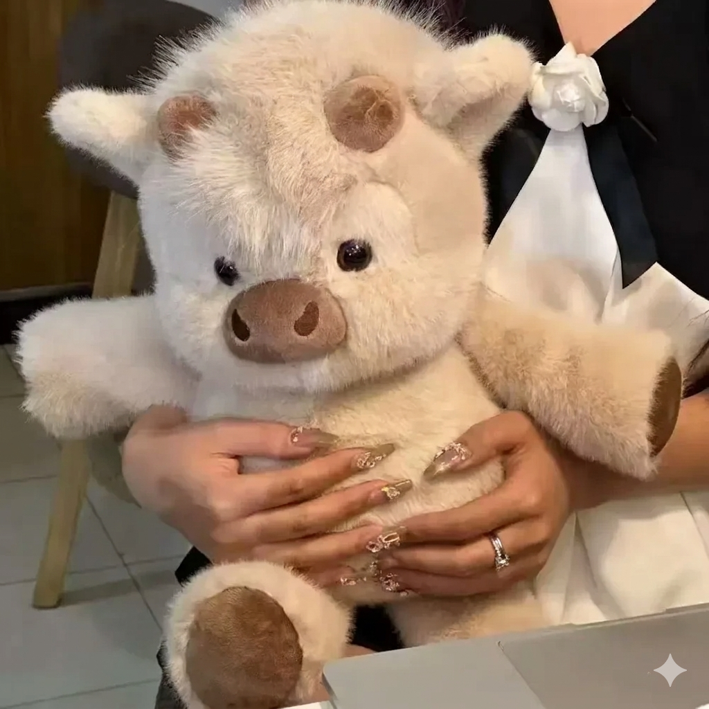 Running Highland Cow Plush – Moving Legs