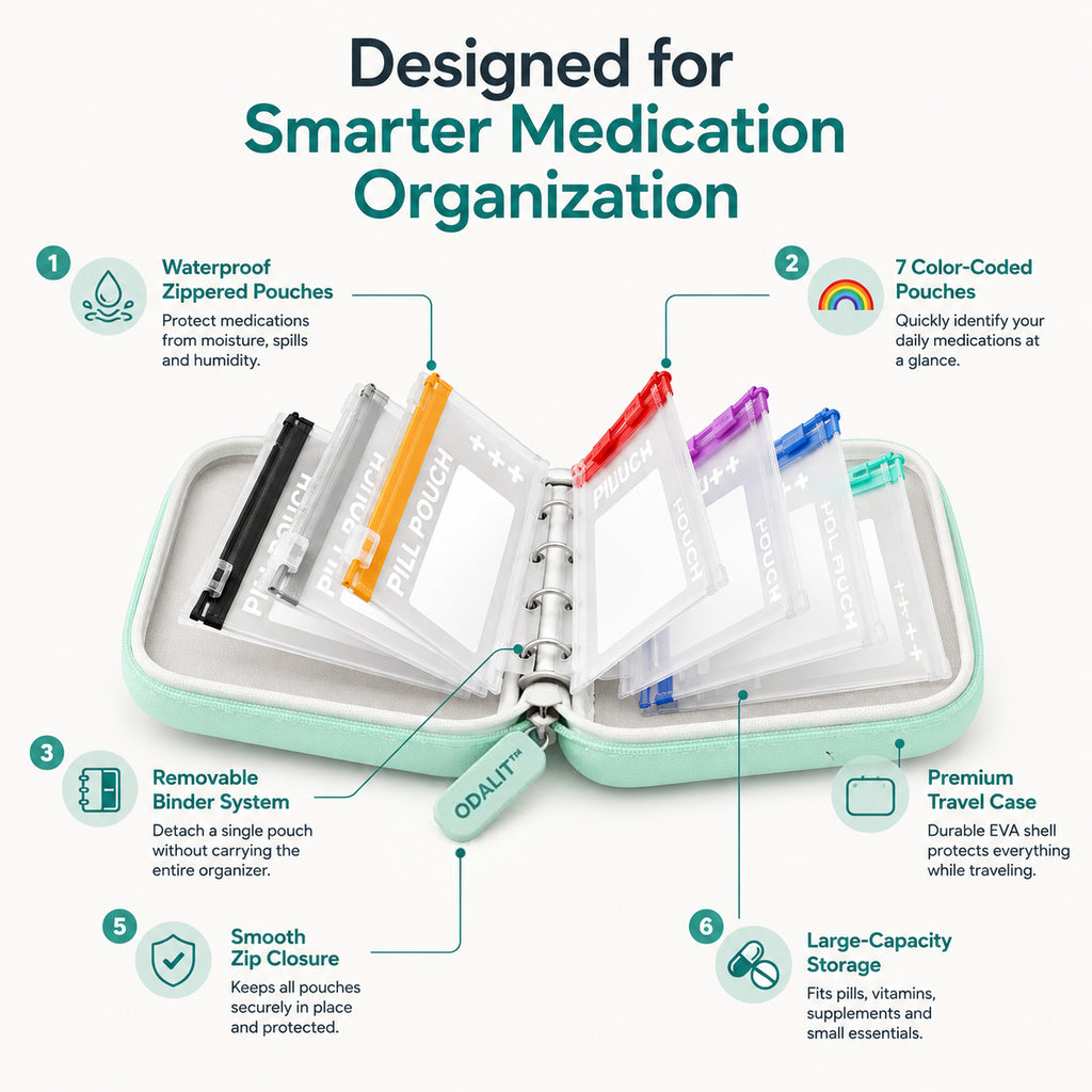 Waterproof Weekly Pill Organizer