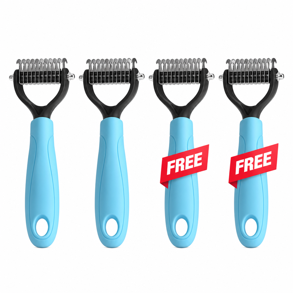 🐶Dual-Sided Pet Grooming Comb for Dogs & Cats